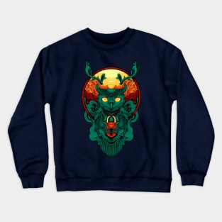 Owl Art Crewneck Sweatshirt